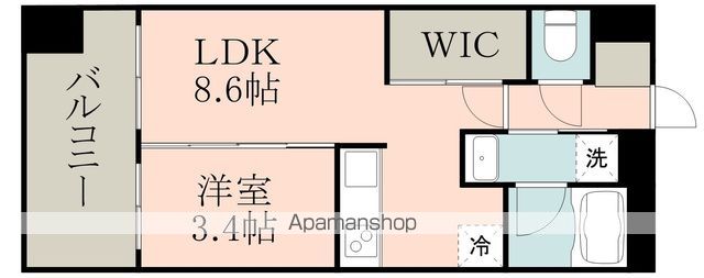 セントラルカーサ天文館の間取り写真