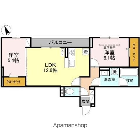 TORISIA新河岸の間取り写真