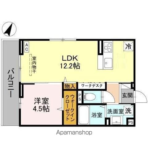 アザレア Cの間取り写真