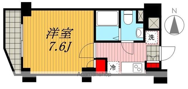 【世田谷区太子堂のマンションの間取り】