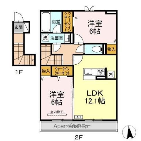 相模鉄道いずみ野線 いずみ中央駅 徒歩10分 2階建 新築の間取り写真