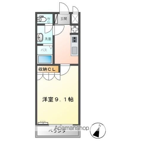 メルヴェール知手の間取り写真