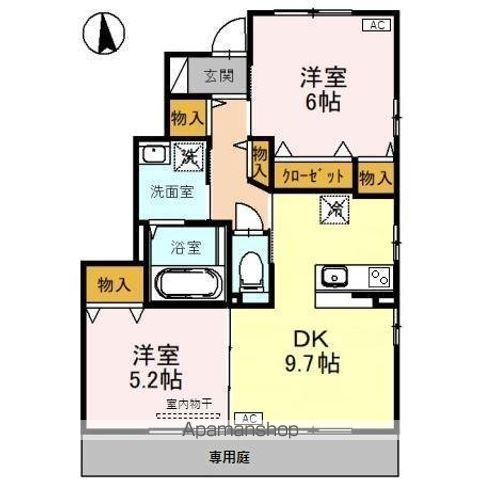 パークコート Cの間取り写真