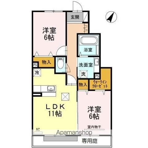 フジレストの間取り写真