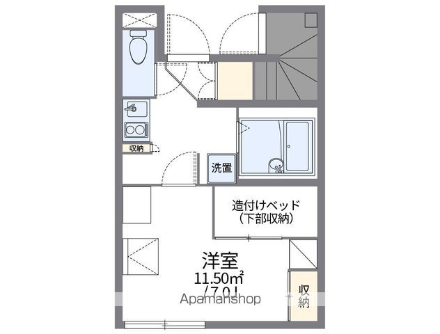 レオパレスキリーク YHの間取り写真