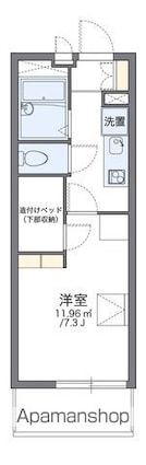 レオパレス言問[1K/20.81m2]の間取図