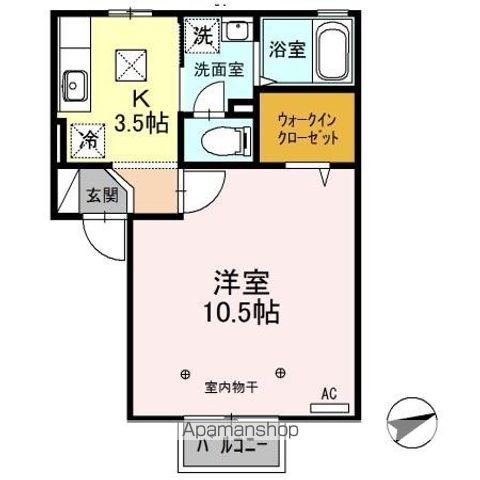 サンボナールの間取り写真