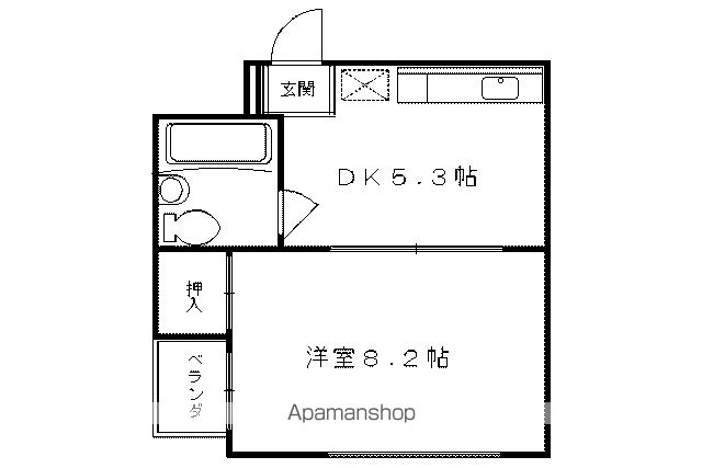 第2ヌヴェールハイツの間取り写真