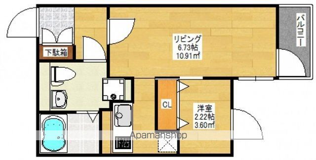 ヴィラ博丈庚午北の間取り写真