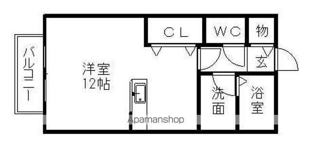 ビューラー峰の間取り写真