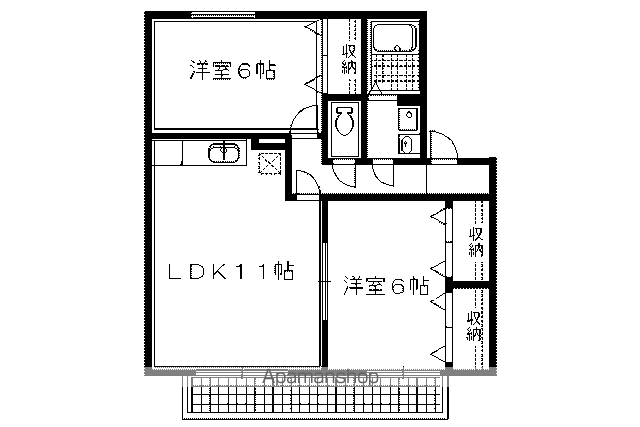 シャルマンの間取り写真