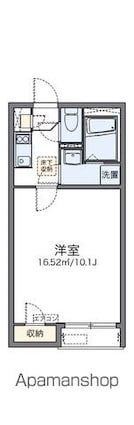 レオネクストルミナーレⅡ[1K/27.21m2]の間取図