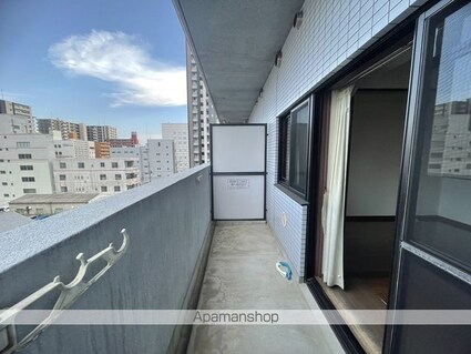 ラポール中島[1DK/35.02m2]のバルコニー