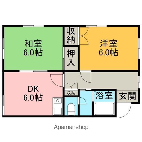 アールズプレイス二日市の間取り写真