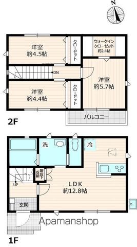 同じ建物の物件間取り写真 - ID:213112038029