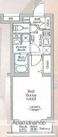 【アイルプレミアム西新宿の間取り】