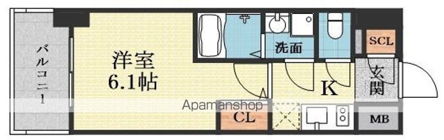 エスリード新大阪ラヴァーグの間取り写真