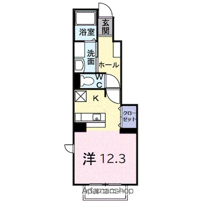 スターライト　Ａ[1R/33.15m2]の間取図
