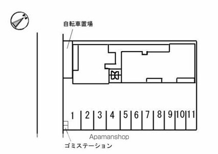 ベルドミール観音[2LDK/61.18m2]の配置図