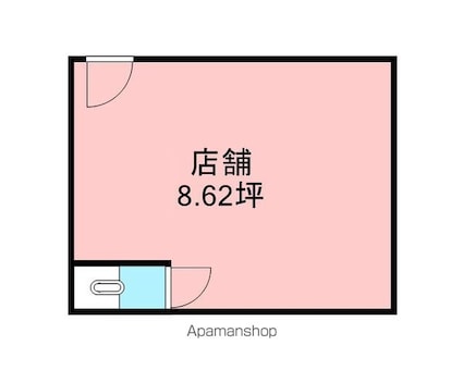 栄恵ビル[店舗/28.52m2]の間取図