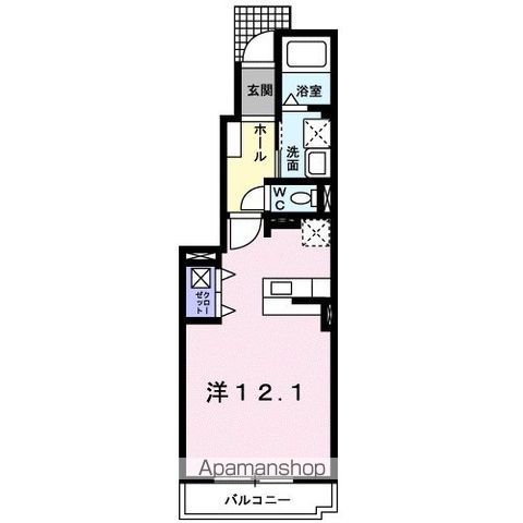 プランドール M Bの間取り写真