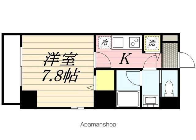 リブリ・アウスレーゼＩＧＫ[1K/27.3m2]の間取図
