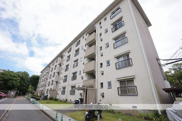 松富団地6号棟の外観写真