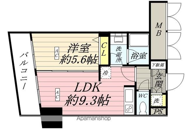 グランハイツ高田馬場の間取り写真