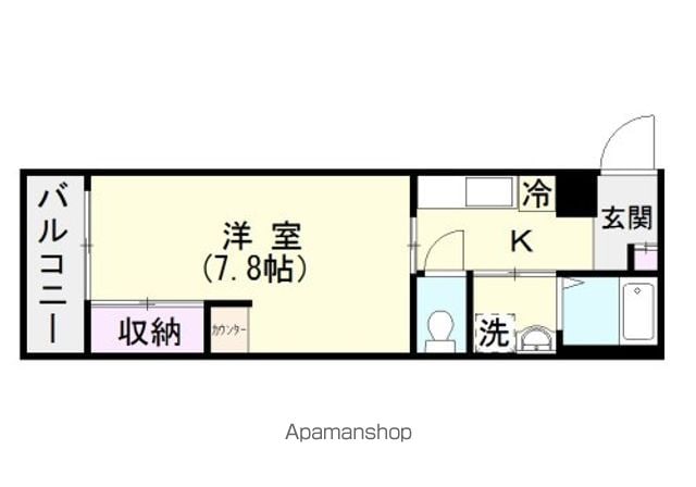 ローゼン下荒田の間取り写真