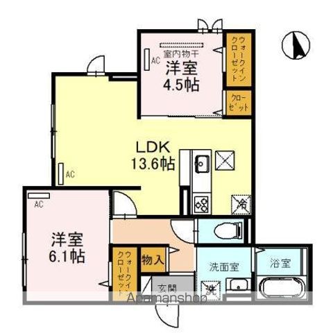 D−ROOM墨江の間取り写真