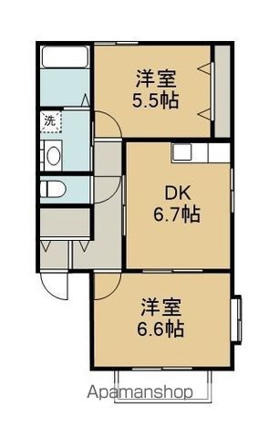 ラールフェリースの間取り写真