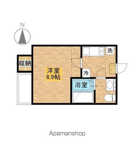 仙山線 東照宮駅 徒歩5分 2階建 築18年の間取り写真