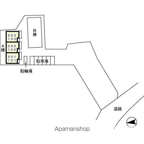 ラフィーネ 203 ｜ 東京都三鷹市新川５丁目13-3（賃貸アパート1LDK・2階・51.57㎡） その25