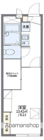 レオパレス天神袁の間取り写真