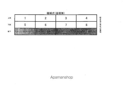 リード桜坂[1K/24.48m2]の配置図