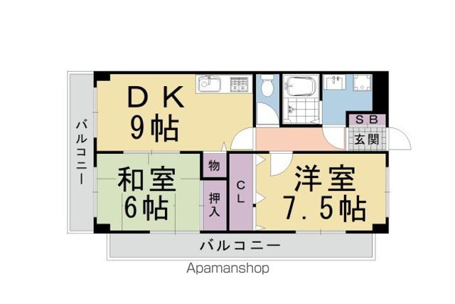 プレステージの間取り写真