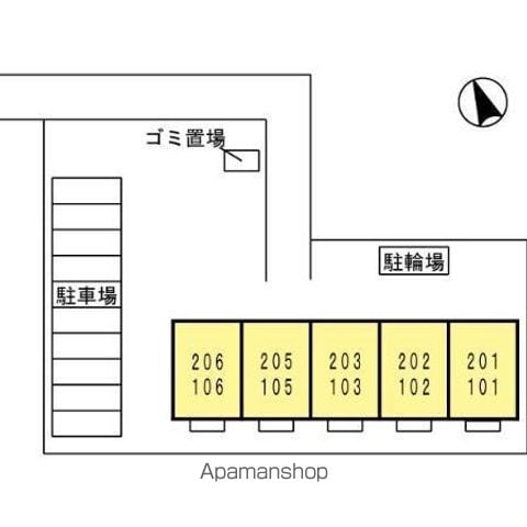 ラーン・サバーイ 201 ｜ 福岡県久留米市宮ノ陣５丁目16-53（賃貸アパート1LDK・2階・33.00㎡） その22