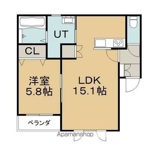LAULE’A9条の間取り写真