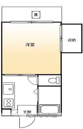 太子堂ファイブ[1K/18m2]の間取図