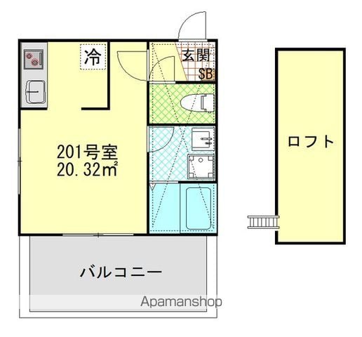 スピカハイツ戸部の間取り写真
