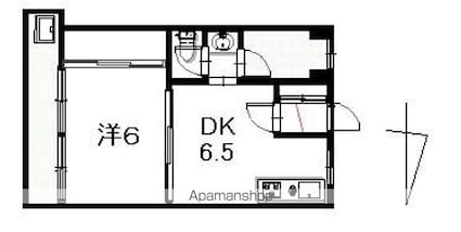 玉名ハイツ（管理）[1DK/30.37m2]の間取図