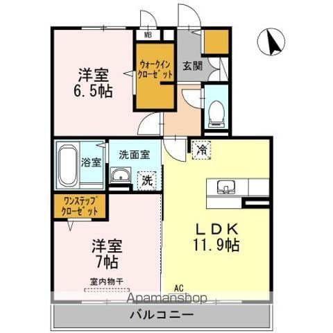 ブリエ ドゥ A棟の間取り写真