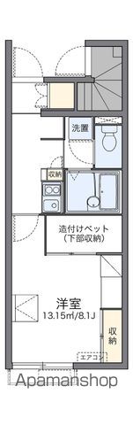 レオパレス風月の間取り写真