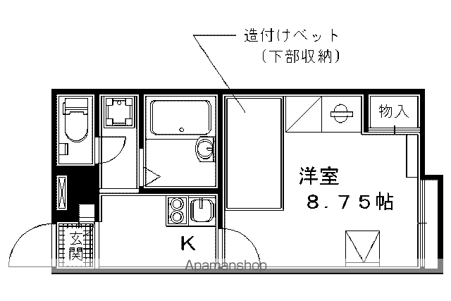 レオパレス嵯峨野の間取り写真