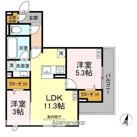DーROOM 原町田の間取り写真