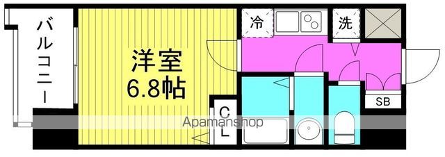 S−RESIDENCE天満GRACISの間取り写真
