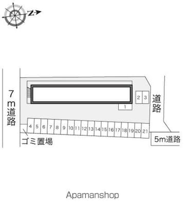 レオパレス高屋の庄[1K/20.28m2]の駐車場