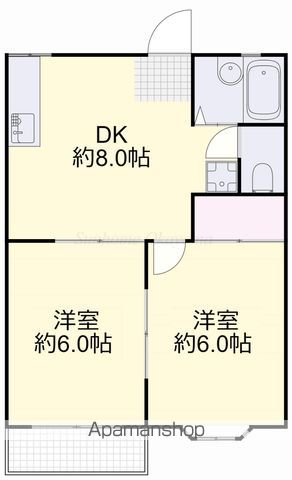エトワール東岡山の間取り写真