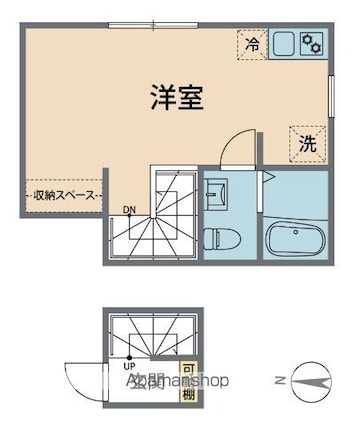 ｃｏｃｏ　ｇａｒｄｅｎ明大前[1R/30.99m2]の間取図