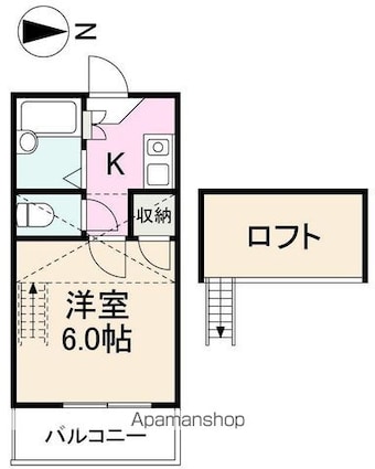 アルボラーダ西町[1K/17.68m2]の間取図